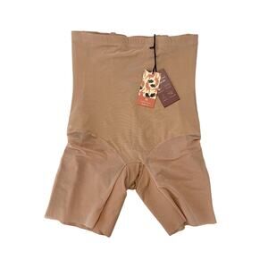 NWT Honeylove Superpower Shorts Shapewear Sculpting Compression Nude Beige 2X